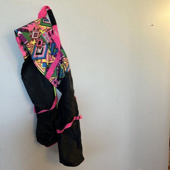 Mountain High Ski Bag Travel Luggage Large Bag Retro - Holds 2 skis plus clothes - Picture 2 of 8